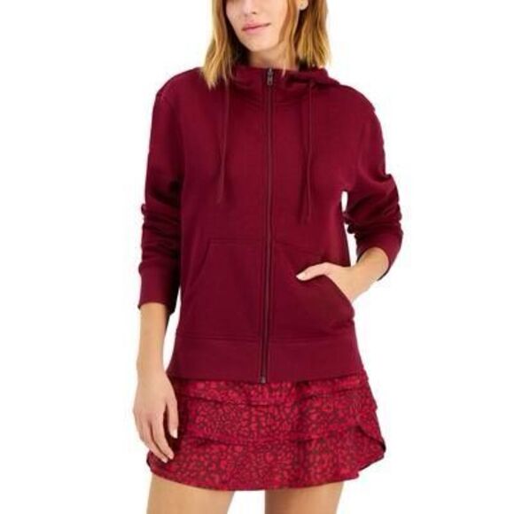 ID Ideology Women's Fleece Full-Zip Jacket, Regular & Petite, Created for Macy's - Picture 1 of 3